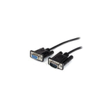 StarTech.com Cavo seriale diretto RS232 DB9 nero 2m - M/F