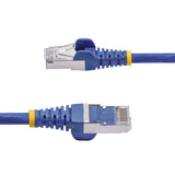 StarTech.com Cavo Ethernet CAT8 blu da 3m, RJ45 Snagless, 25G/40G, 2000MHz, 100W PoE , S/FTP, cavo lan in rame puro 26AWG, LSZH, cavo patch di rete schermato con rilievi di trazione, testato individualmente