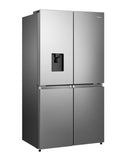 Hisense RQ758N4SWSE frigorifero side-by-side Libera installazione 606 L E Acciaio inox