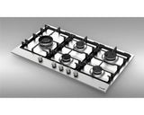 Foster 7016 032 Piano Cottura da Incasso Gas 5 Fornelli Acciaio Inossidabile