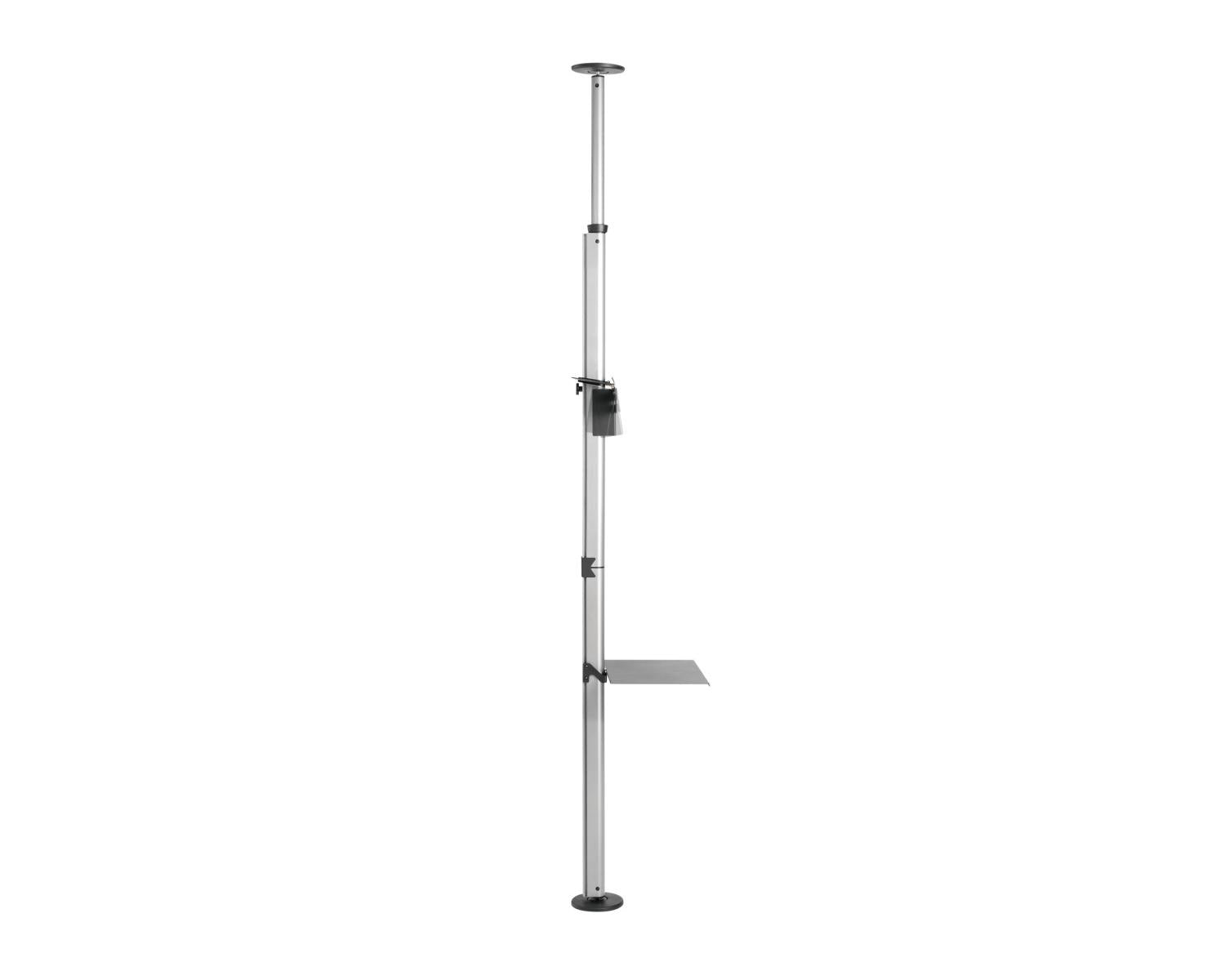 Equip 650621 Supporto TV a parete 177,8 cm (70") Nero, Acciaio inossidabile