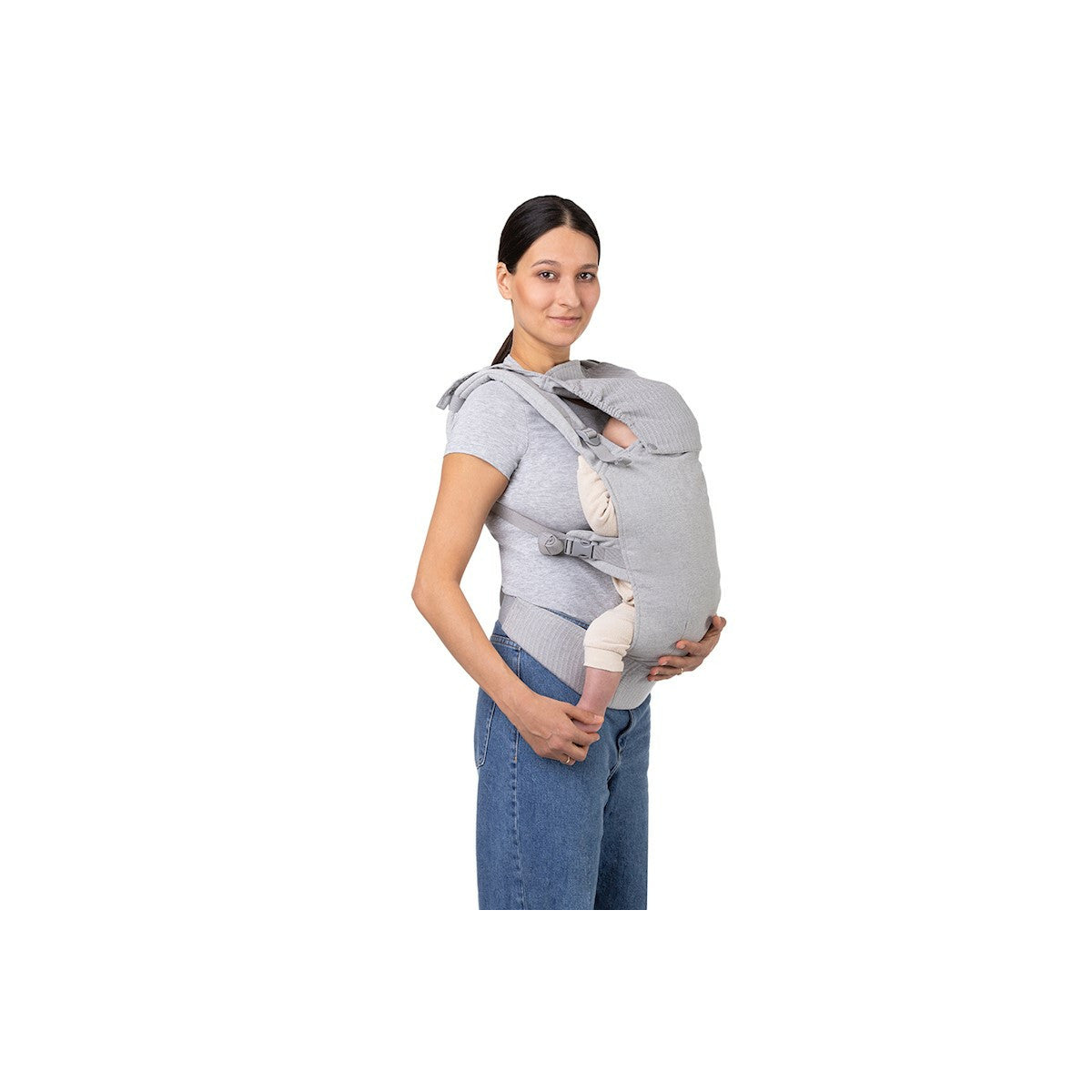 MoMi NOSI00003 portabebè Zaino portabebè Grigio