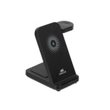Rivacase VA4916 Caricabatterie per dispositivi mobili Orologio intelligente, Auricolare, Smartphone Nero USB Carica wireless Interno
