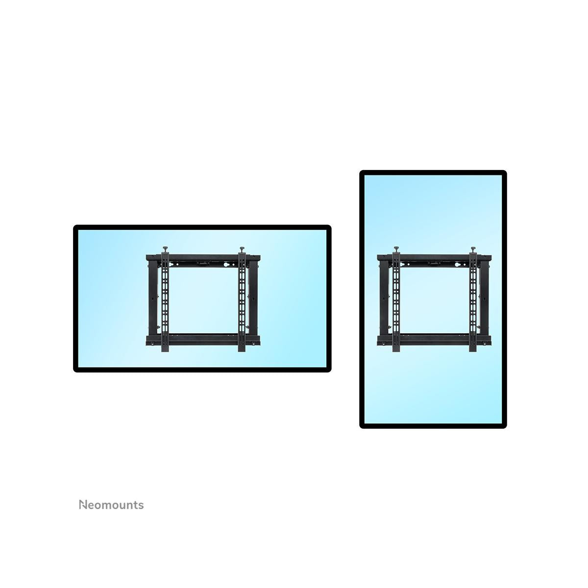 Neomounts WL95-800BL1 Supporto per display espositivi 177,8 cm (70") Nero