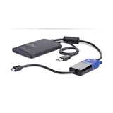 StarTech.com Adattatore Crash Cart Portatile per laptop, Console KVM con USB/VGA/Mini DisplayPort; trasferimento file e acquisizione video, TAA