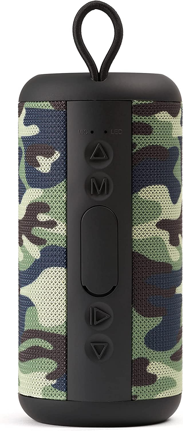 Cellularline Altoparlante Speaker Bluetooth Music Sound Verticale Camouflage