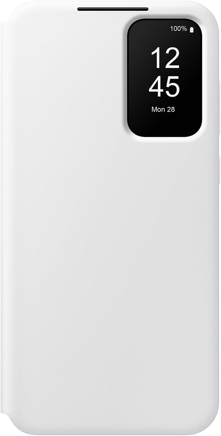 Custodia Smart View Wallet Cover Samsung EF-ZA356CWEGWW per Galaxy A35 5G SM-A356 Bianco