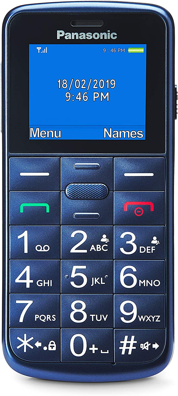 Panasonic KX-TU110 Telefono Cellulare Facilitato Doppia SIM Blu