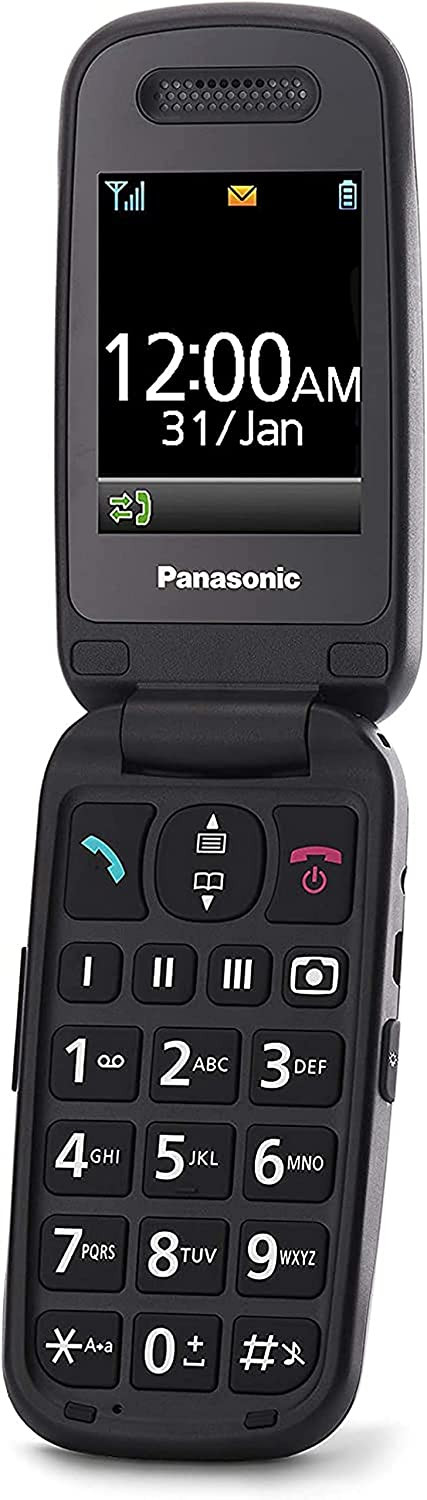 Panasonic KX-TU446EXR Telefono Cellulare Facilitato 110 g Rosso