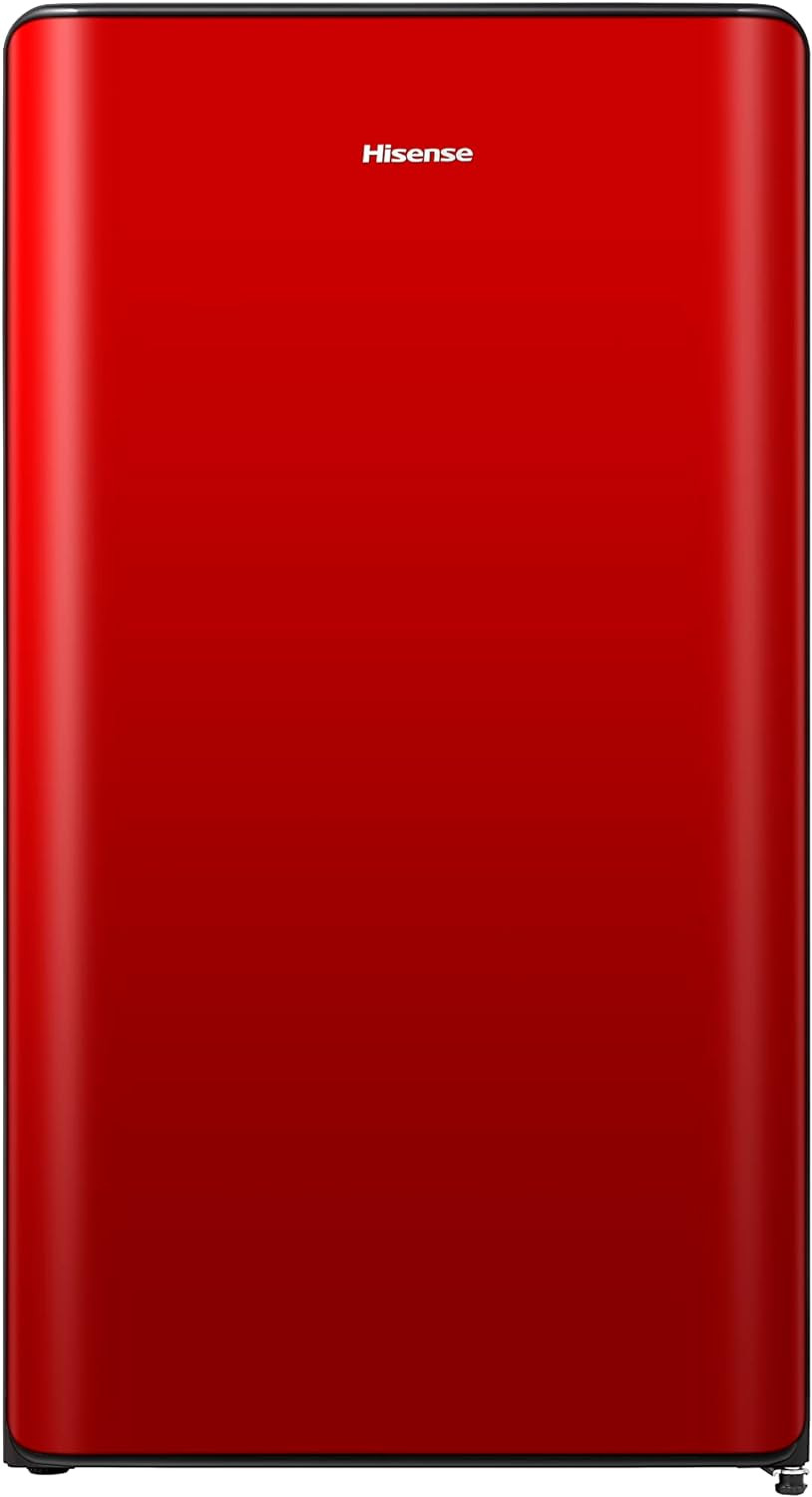 Hisense RR106D4CRE Frigorifero Monoporta Freezer Zone 82 L Classe E Rosso Ruby