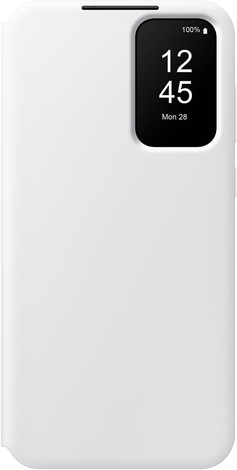 Custodia Smart View Wallet Cover Samsung EF-ZA556CWEGWW per Galaxy A55 5G SM-A556 Bianco