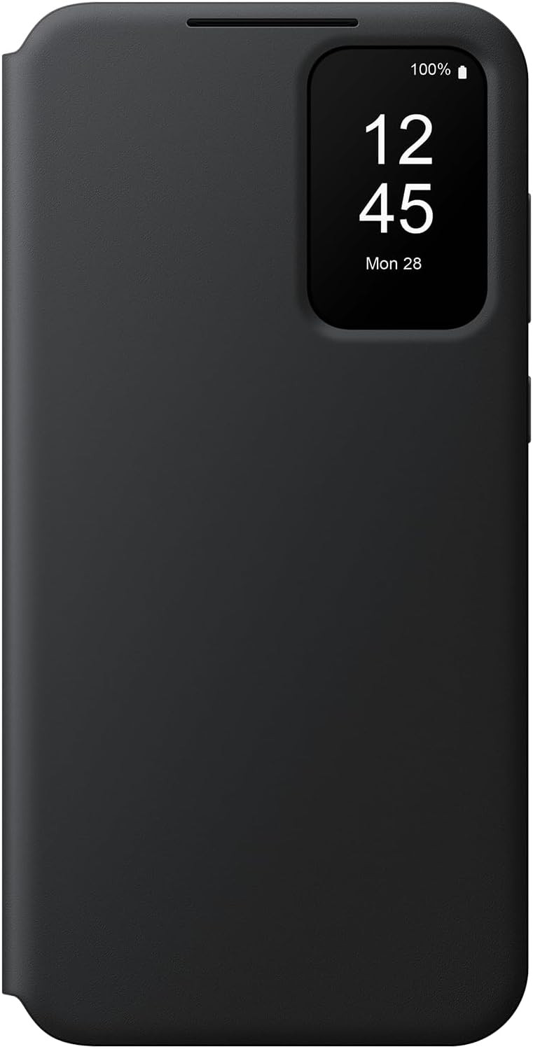 Custodia Smart View Wallet Cover Samsung EF-ZA356CBEGWW per Galaxy A35 5G SM-A356 Nero