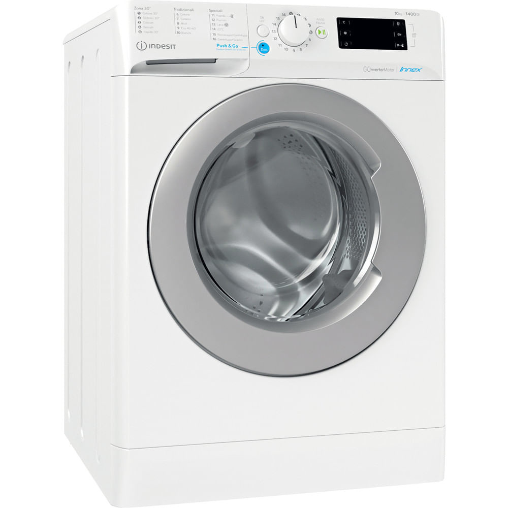 Indesit BWE 101486X WS IT lavatrice Caricamento frontale 10 kg 1400 Giri/min A Bianco