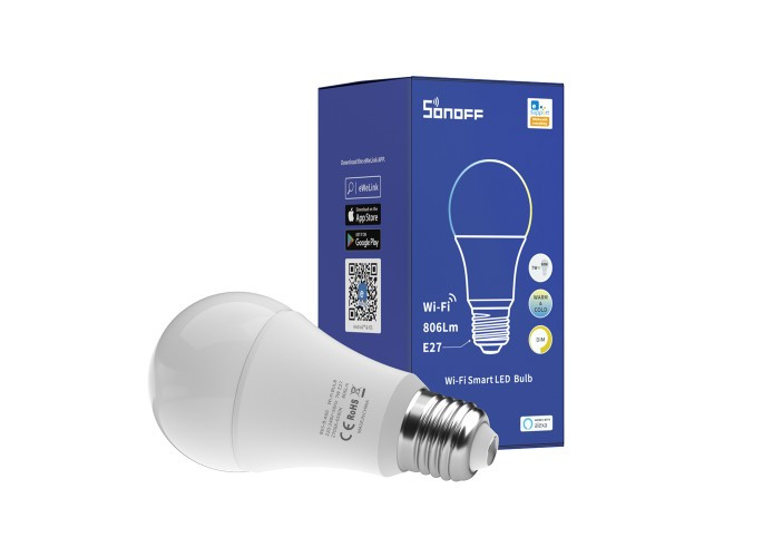 Sonoff B02-B-A60 Lampadina Led Wifi Smart Illuminazione Intelligente 9 W Bianco