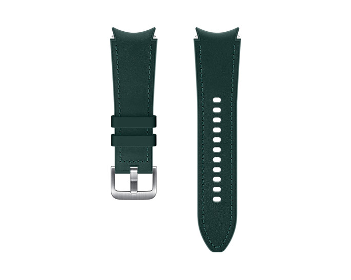 Samsung ET-SHR88SGEGEU Cinturino Pelle per Galaxy Watch 4 / Watch 4 Classic Taglia S M Verde Venduto come Grado B 8806092658332