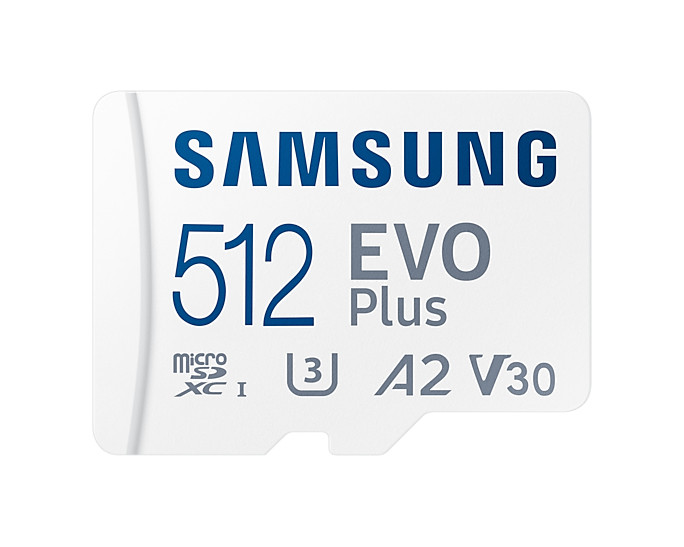 Samsung EVO Plus Scheda di Memoria 512 GB Card Micro SD XC UHS-I Classe 10