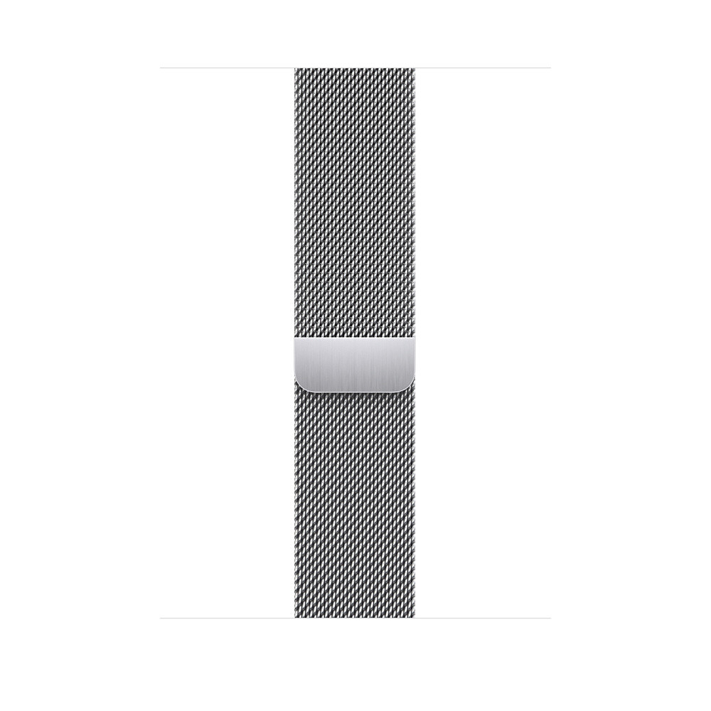Apple MTJR3ZM/A Cinturino Loop in Maglia Milanese per Apple Watch 45 mm Stainless Steel Argento