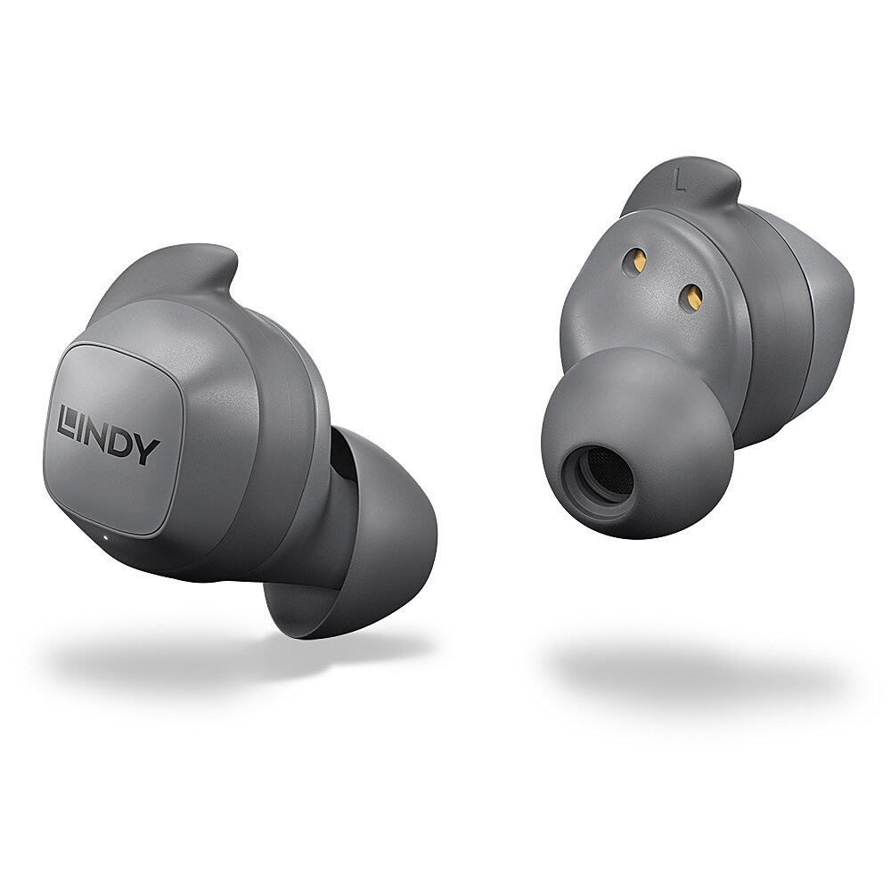 Lindy LE400W Auricolari True Wireless Stereo In-ear Ideali alla Guida Bluetooth Grigio