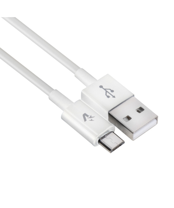 Vultech SM-T112WH Cavo USB To Micro Usb 1 m TPE Bianco