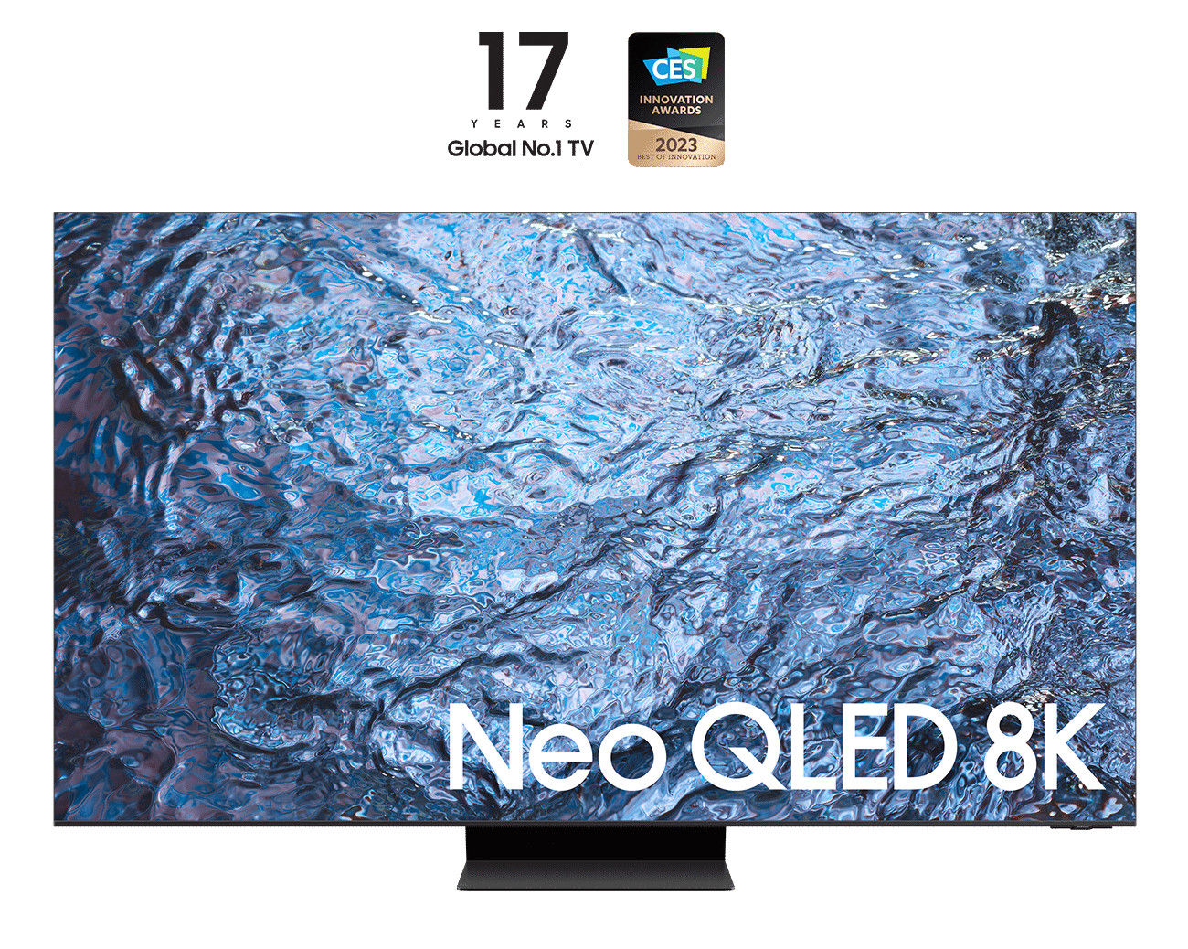 Samsung Series 9 TV QE65QN900CTXZT Neo QLED 8K Smart TV 65 Pollici Processore Neural Quantum 8K Dolby Atmos e OTS Pro Titan Black 2023