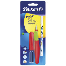 Pelikan 005585 penna stilografica Sistema di riempimento della cartuccia Multicolore 2 pz
