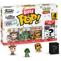 Funko Pop 73042 Bitty Pop Toy Story Woody Rex Slinky Dog e una Mini Figura Misteriosa a Sorpresa
