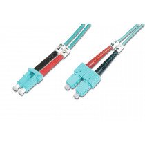 Digitus DK-2532-03/3 InfiniBand/fibre optic cable 3 m I-VH OM3 Colore acqua