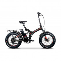 Argento e-Mobility Bi Max+ Nero, Rosso Alluminio 50,8 cm (20") 25 kg
