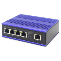 ASSMANN Electronic DN-651120 switch di rete Gigabit Ethernet (10/100/1000) Supporto Power over Ethernet (PoE) Nero, Blu