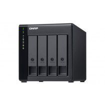 QNAP TL-D400S contenitore di unità di archiviazione Box esterno HDD/SSD Nero, Grigio 2.5/3.5"