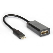 Hamlet XVAUC-HDM4K cavo e adattatore video USB tipo-C HDMI tipo A (Standard) Nero