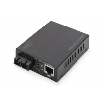 Digitus DN-82150 convertitore multimediale di rete 1000 Mbit/s 850 nm Modalità multipla Nero