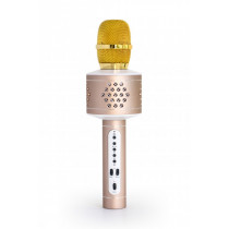 Technaxx PRO BT-X35 Oro, Argento Microfono per karaoke