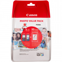 Canon 3712C004 cartuccia d'inchiostro 2 pz Originale Resa elevata (XL) Nero, Ciano, Magenta, Giallo