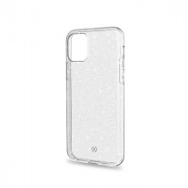 Celly Sparkle custodia per cellulare 15,5 cm (6.1") Cover Trasparente, Bianco