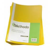 Methodo X202106 cartellina con fermafoglio Polipropilene (PP) Rosso