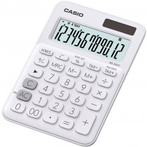 Casio MS-20UC-WE calcolatrice Desktop Calcolatrice di base Bianco