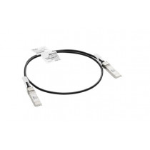 Aruba R9D19A InfiniBand/fibre optic cable 1 m SFP+ Nero, Argento