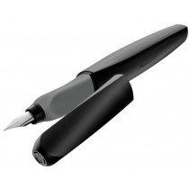 Pelikan 946806 penna stilografica Sistema di riempimento della cartuccia Nero, Grigio 1 pz