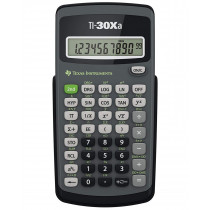 Texas Instruments TI-30Xa calcolatrice Tasca Calcolatrice scientifica Nero, Grigio