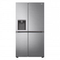 LG GSLV70PZTD frigorifero side-by-side Libera installazione Metallico, Argento
