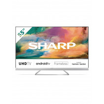 Sharp Aquos 55EQ4EA Display Arrotolabile 55 Pollici 4K Ultra HD Smart TV Wi Fi Argento