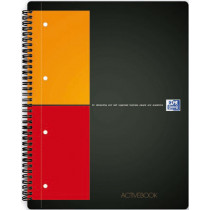 Oxford Activebook quaderno per scrivere A5 80 fogli Nero