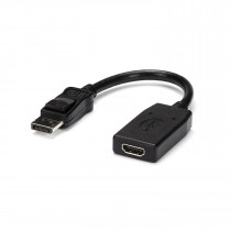 StarTech.com DP2HDMI cavo e adattatore video 0,24 m HDMI tipo A (Standard) Nero