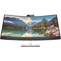 HP E34m G4 WQHD Curved USB-C Conferencing Monitor Monitor PC 86,4 cm (34") 3440 x 1440 Pixel Wide Quad HD Nero