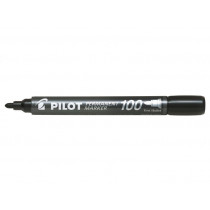 Pilot Permanent Marker 100 evidenziatore 1 pz Punta sottile Nero