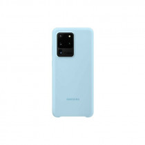 Custodia Cover Silicone Samsung EF-PG988TLEGWW per Galaxy S20 Ultra G988 Azzurro