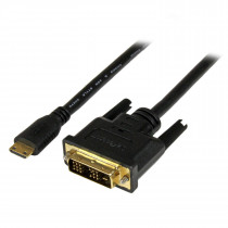 StarTech.com HDCDVIMM2M cavo e adattatore video Mini-HDMI Nero