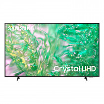 Samsung TV Crystal UHD 4K 65” UE65DU8070UXZT Smart TV Wi-Fi Black 2024, Processore Crystal 4K, 4K Upscaling, AirSlim Design, OTS Lite
