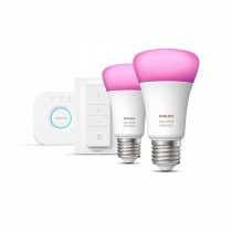 Philips Hue White and Color ambiance 8718699701352 soluzione di illuminazione intelligente Kit di illuminazione intelligente Bluetooth/Zigbee Bianco 9 W